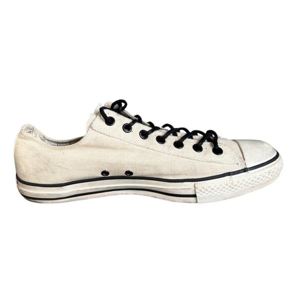 Converse X John Varvatos Cream Cap Toe Sneakers Men’s Size 12 142951C - Picture 2 of 10